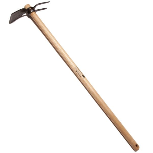1104 - Motyka ogrodowa 2-zębna - 80 cm jesionowy trzonek