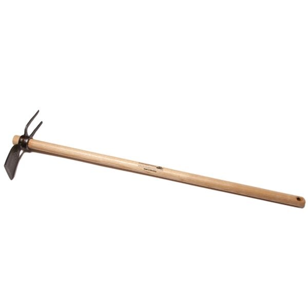 1104 - Motyka ogrodowa 2-zębna - 80 cm jesionowy trzonek - obrazek 2