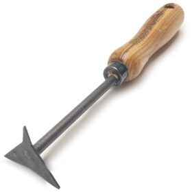 1353 - Trójkątny skrobak do fug - 14 cm jesionowy uchwyt