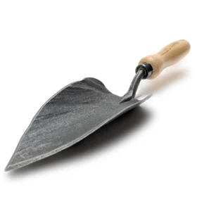 1493 - Kielnia do sadzenia - ręcznie kuta z jednego kawałka stali - 14 cm jesionowy uchwyt