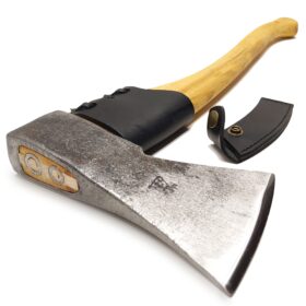 Siekiera leśna - 1000 g - 60 cm jesionowy trzonek - skórzana osłona - Nr 0361